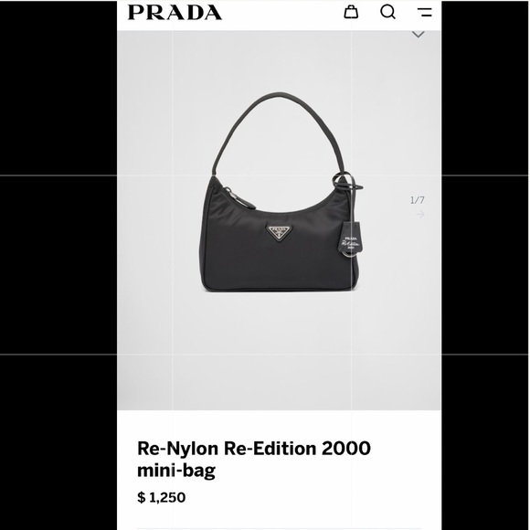 ❌❌ SOLD ❌❌ Prada Re-Edition 2000 Zip shoulder bag - Picture 4 of 14